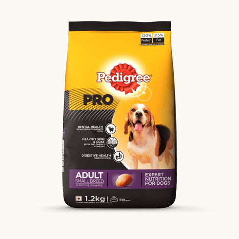 Pedigree PRO Expert Nutrition Dry Dog Food for Small Breed Adult Dogs